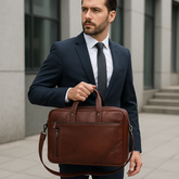 Men's Genuine Leather Office Bag