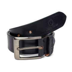 Men's Formal Black Leather Belt