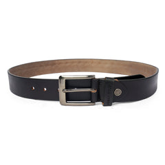 Men's Formal Black Leather Belt