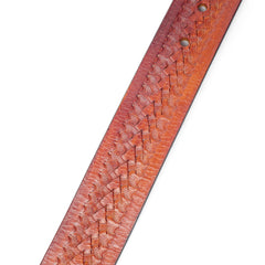 Men's Genuine Leather Textured Belt