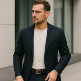 Men's Genuine Leather Dark Brown Belt