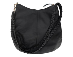 Leather Hobo Tote Bag