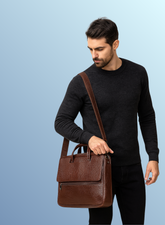 Genuine Leather Office Bag