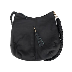 Leather Hobo Tote Bag