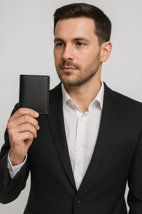 Genuine Leather 3 Fold Wallet