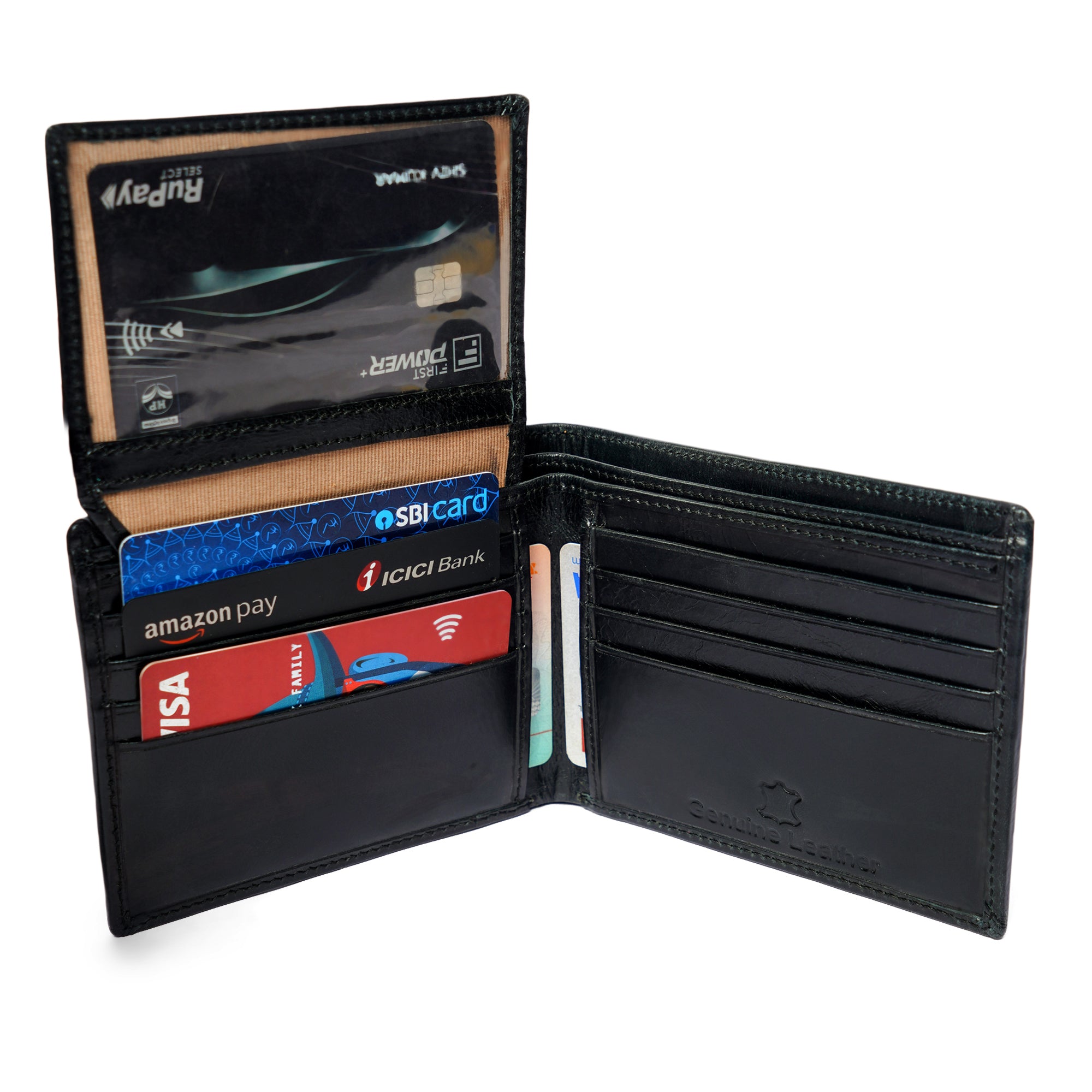Genuine LeatherBlack Wallet