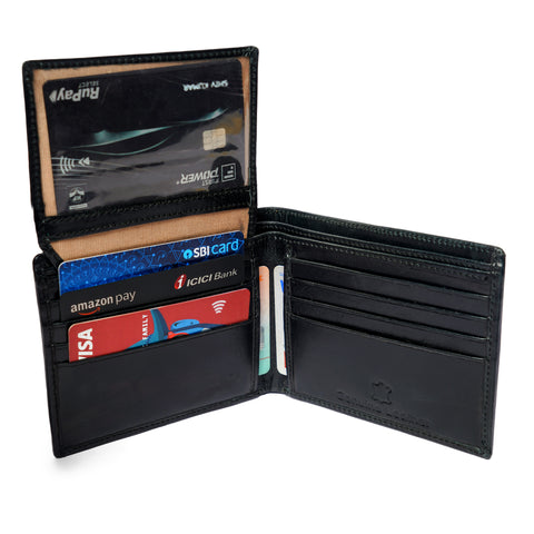 Genuine LeatherBlack Wallet