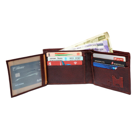 Men's Genuine Leather Brown Wallet