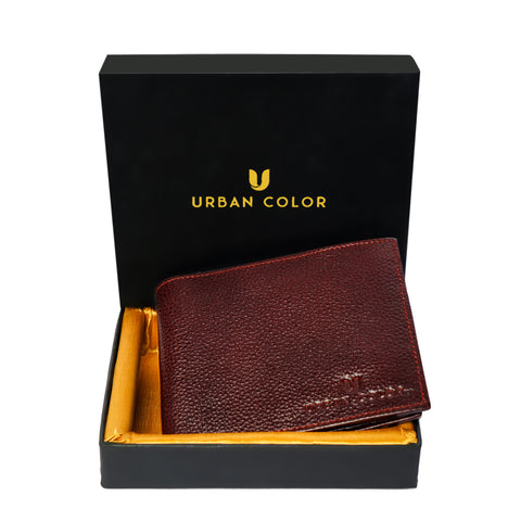 Men's Genuine Leather Brown Wallet