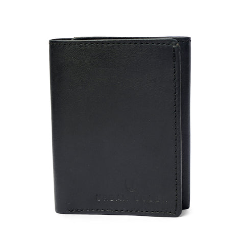 Genuine Leather 3 Fold Wallet