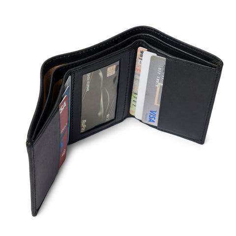 Genuine Leather 3 Fold Wallet
