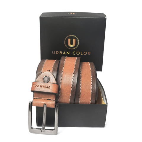 Men's Casual Leather dual colour Belt