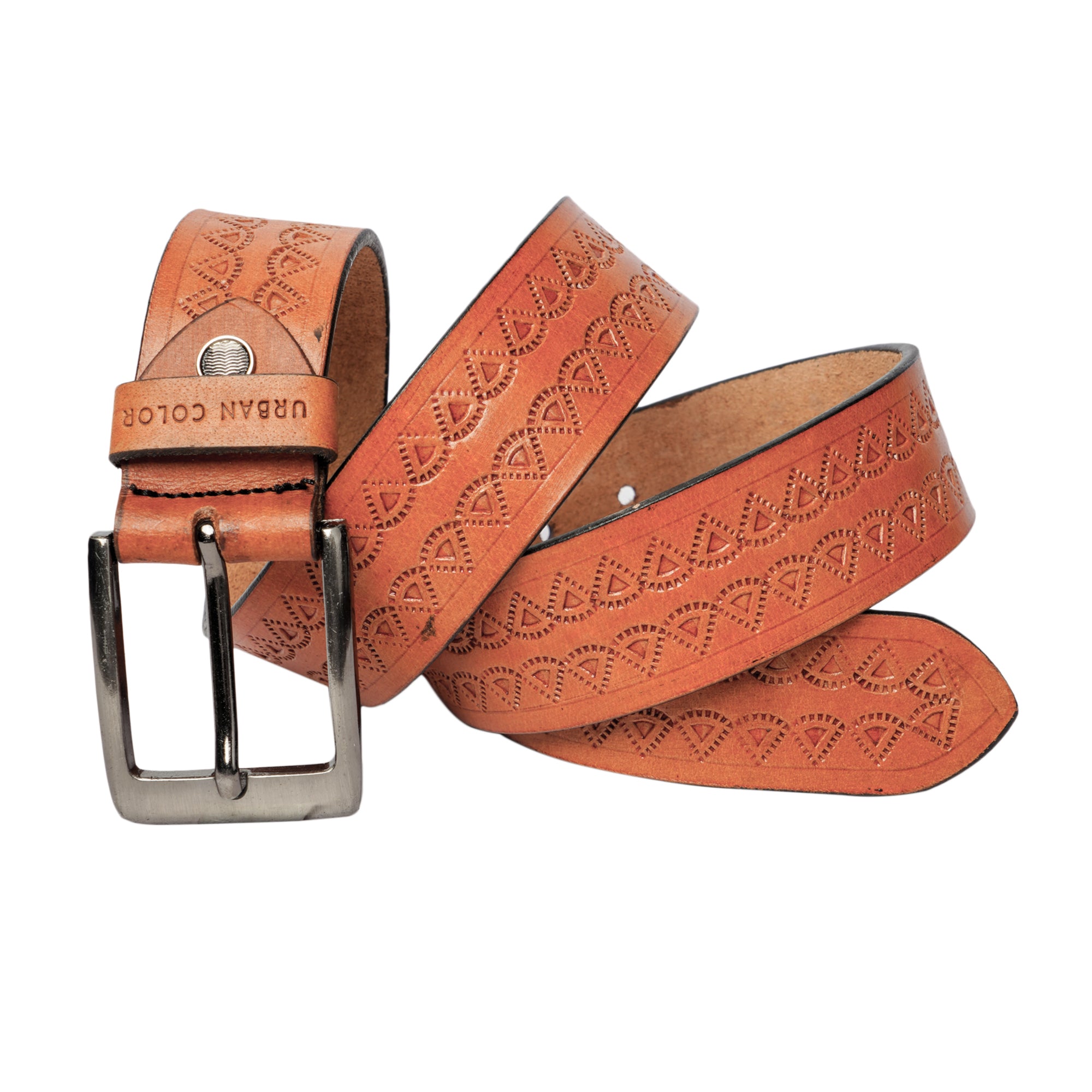Men' Genuine Leather Brown Belt
