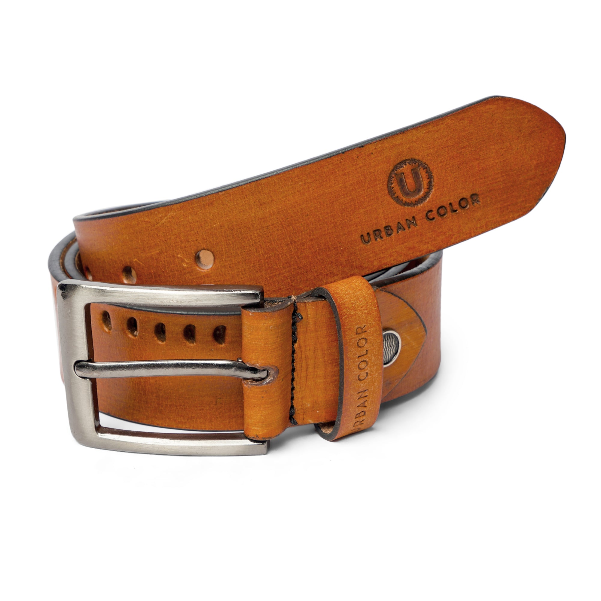 Men's Genuine Leather brown Belt