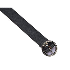 Women's Round Leather Belt