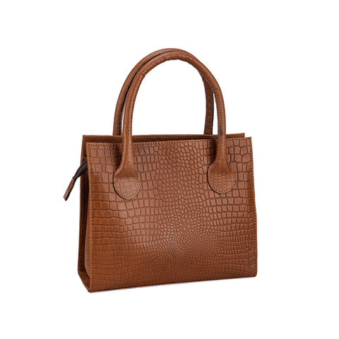 Leather Handbag Women Top Handle