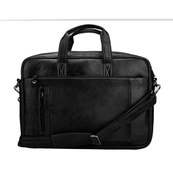 Black Genuine Leather Office
