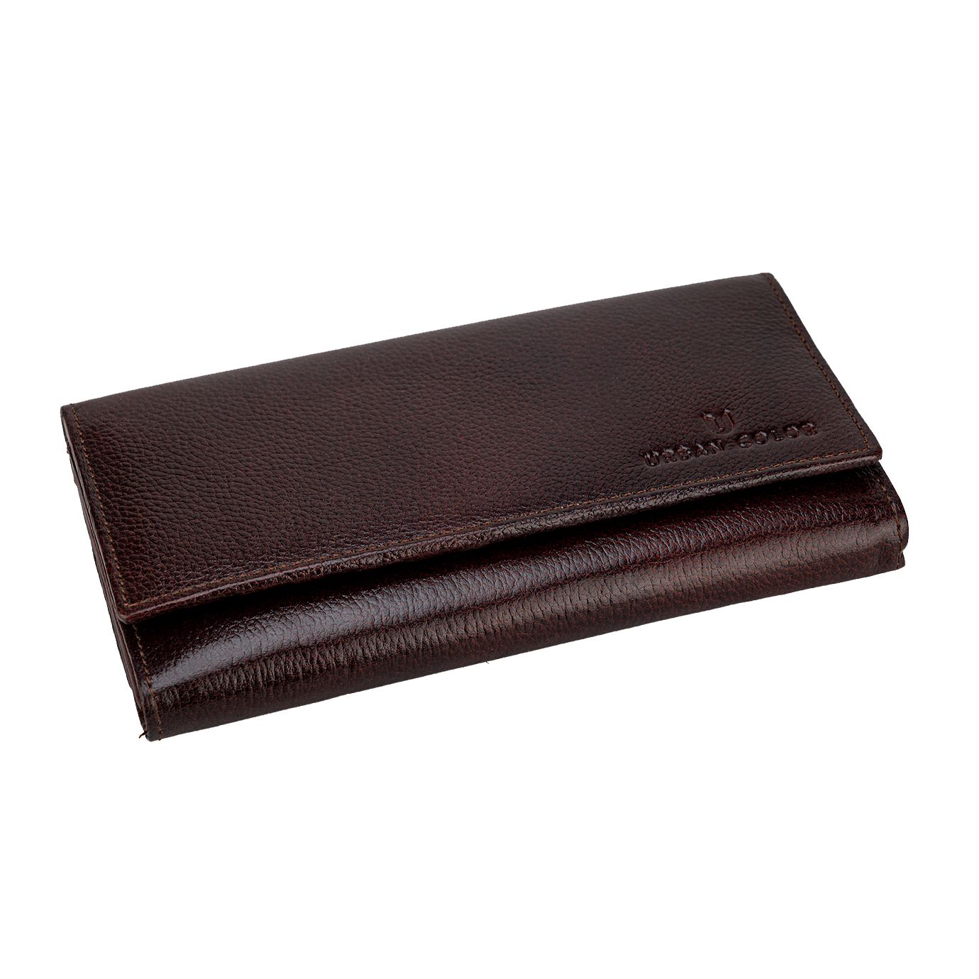 Ladies Medium Flap Leather Clutch Wallet